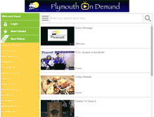 Tablet Screenshot of plymouthedtv.eduvision.tv