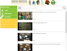 Tablet Screenshot of mtsd.eduvision.tv