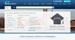 Desktop Screenshot of eduvision.be