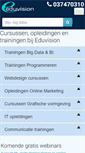 Mobile Screenshot of eduvision.be