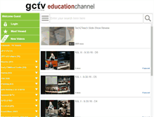 Tablet Screenshot of gennet.eduvision.tv