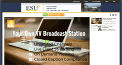 Desktop Screenshot of esu5.eduvision.tv